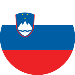 Drapeau de la Slovénie - Rond