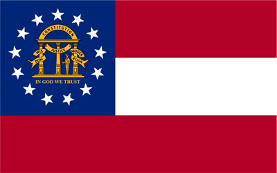 Flagge von Georgia - Original