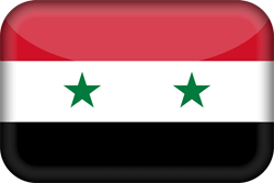 Drapeau de la Syrie - 3D