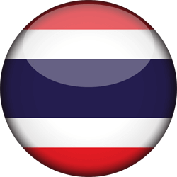 Vlag van Thailand - 3D Rond