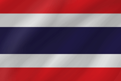 Vlag van Thailand - Golf