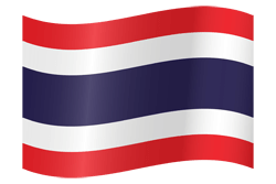 Vlag van Thailand - Golvend