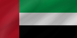 Flagge der Vereinigten Arabischen Emirate - Welle