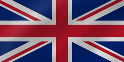 Flagge des Vereinigten Königreichs - Flagge des Vereinigten Königreichs Großbritannien und Nordirland - Welle