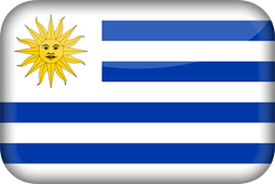 Drapeau de l'Uruguay - 3D