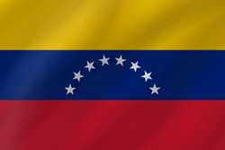 Flagge Venezuelas - Welle