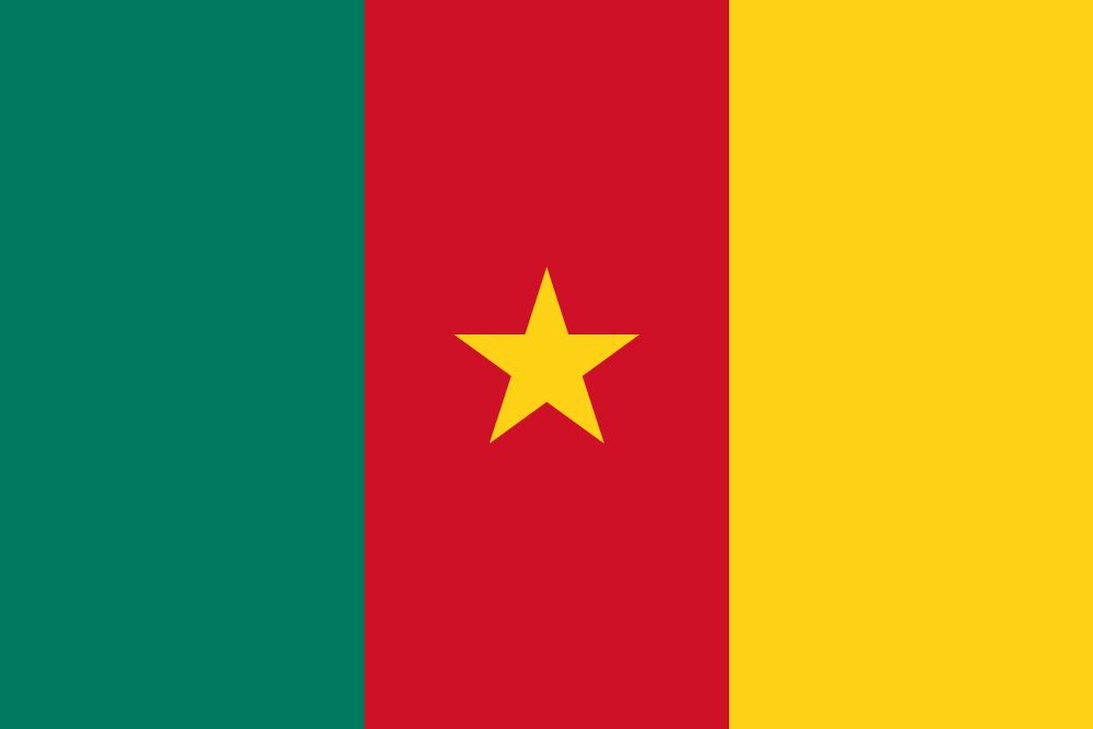 Flagge Kamerun