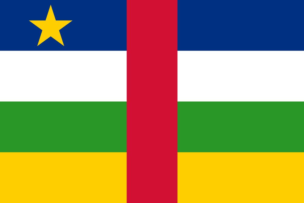 Drapeau Centrafricaine Republique