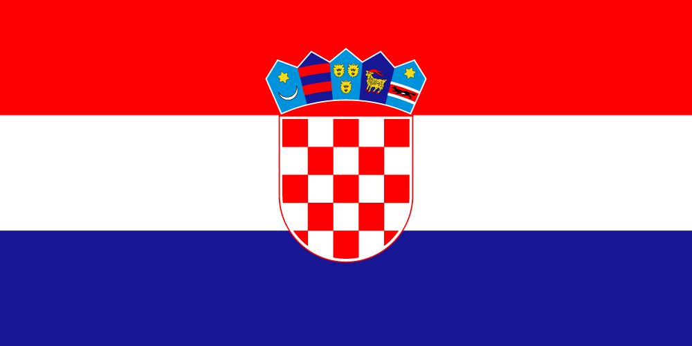 Drapeau Croatie