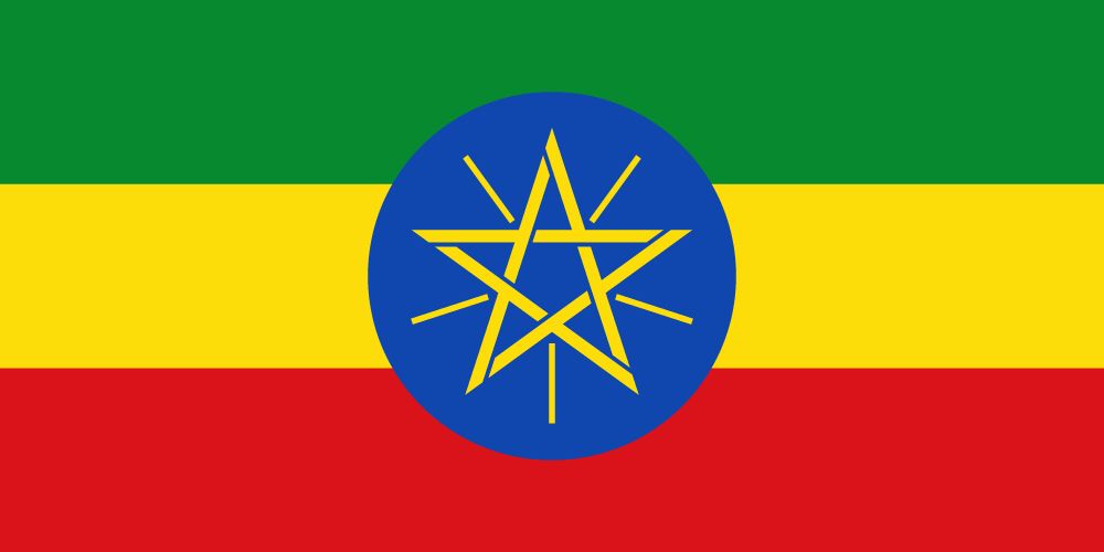 Vlag van Ethiopië