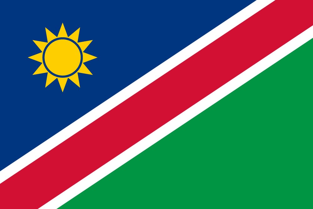 Flagge Namibia