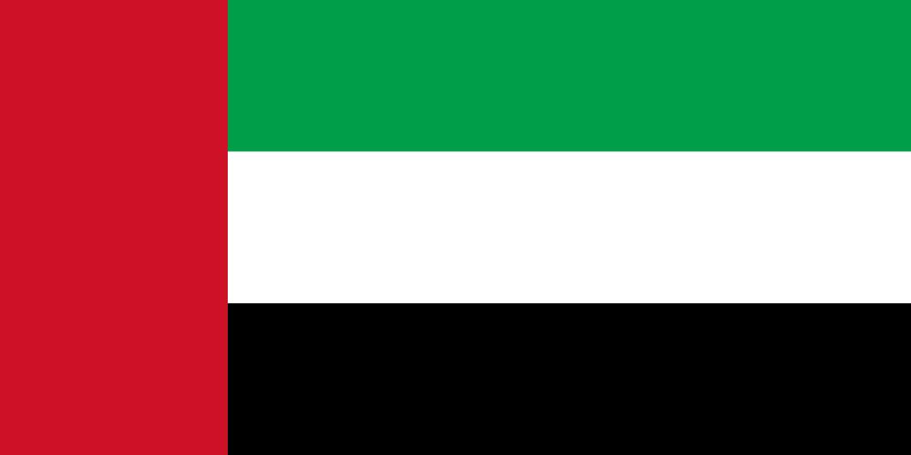 Flagge Vereinigten Arabischen Emirate